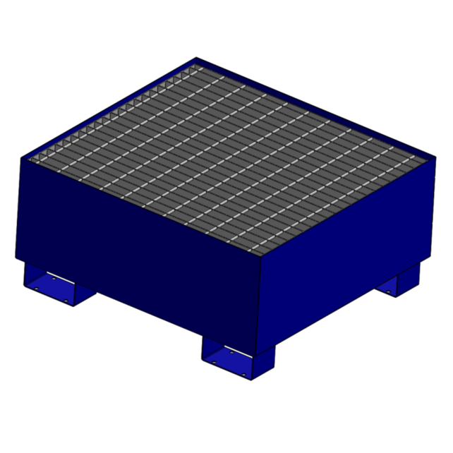 Sump Tray 200L  Drum  Steel Spill Containment pallet volume 200 Liter