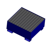 Sump Tray 200L  Drum  Steel Spill Containment pallet volume 200 Liter