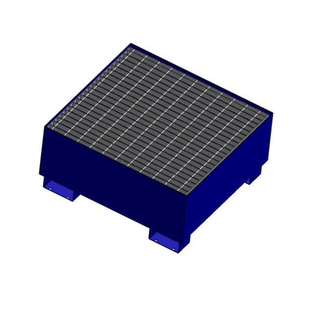 Sump Tray 200L  Drum  Steel Spill Containment pallet volume 200 Liter