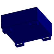 Sump Tray 200L  Drum  Steel Spill Containment pallet volume 200 Liter