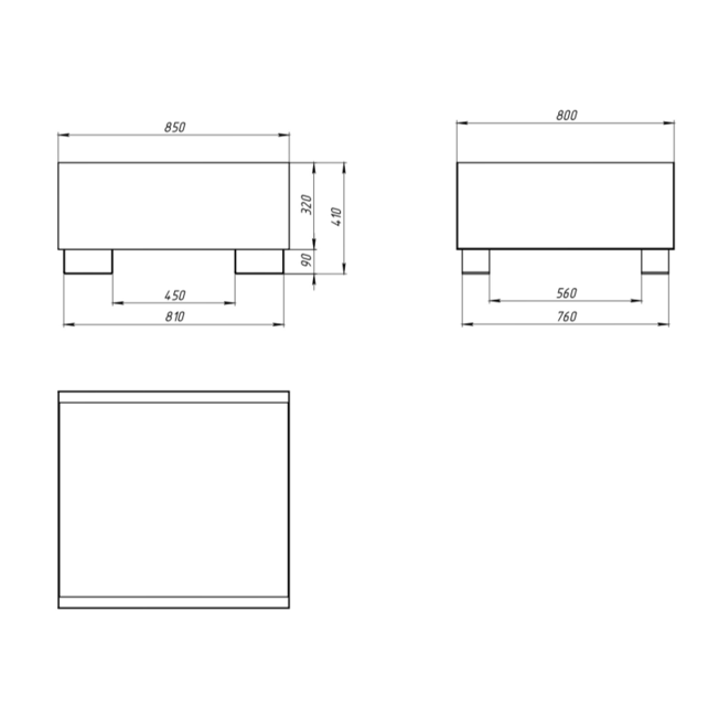 Bac de rétention en acier / 1 fût 200L  XL Bac de rétention en acier / 1 fût 200L  XL