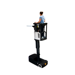JXO Electric Man Lift Order Picker with Lithium Battery - 5m Height, 336Kg Load Capacity