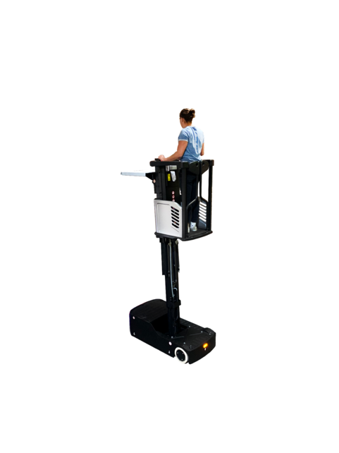 JXO Electric Man Lift Order Picker with Lithium Battery - 5m Height, 336Kg Load Capacity