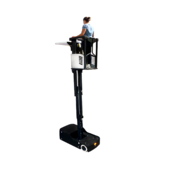 JXO Electric Man Lift Order Picker with Lithium Battery - 5m Height, 336Kg Load Capacity