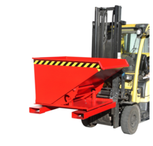 Kiepbak Kantelbak Voor Heftruck met Zijopening - Veelzijdige Afvalbeheersoplossing