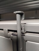 Roll Conteneur Antivol 1332 x 821 x 1765 mm Sécurité  Mur de tôle d'acier