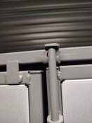 Roll Conteneur Antivol 1332 x 821 x 1765 mm Sécurité  Mur de tôle d'acier