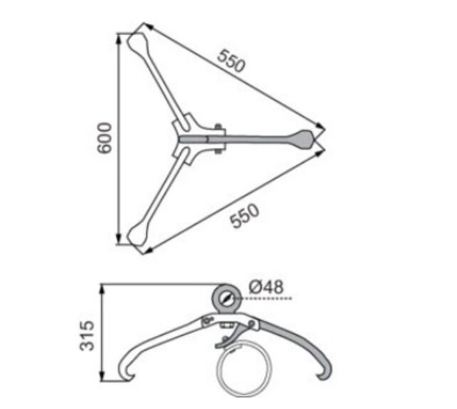 REMA Drum Grab for steel and plastic drums up to 220L
