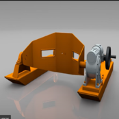 Plastic and steel drums lift and turn, suitable for forklift and crane.