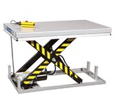 Stationärer Elektrischer Hubtisch 2000 kg – Einfachscherenplattform 1300 x 850 mm, Hubhöhe 1000 mm