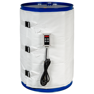 Couverture chauffante pour fût pour produits alimentaires et pharmaceutiques (0-120ºC) 1200W
