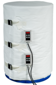 Couverture chauffante pour fût pour produits alimentaires et pharmaceutiques (0-120ºC) 1200W