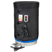 Housse chauffante pour fûts avec commande digitale 0-90°C, 1200W pour fûts acier 200-220L
