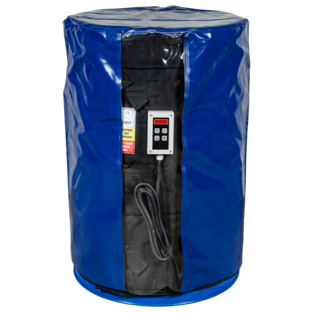 Fassheizmatte mit digitaler Regelung 0-90°C, 1200W für 200-220-L-Stahlfässer