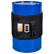 Housse chauffante pour fûts avec commande digitale 0-90°C, 1200W pour fûts acier 200-220L