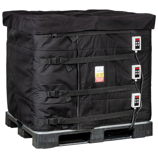 IBC verwarmingsdoek voor 1000L container, 3000W, 3 zones, 0-90°C