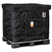 Housse chauffante IBC pour conteneur 1000L, 3000W, 3 zones, 0-90°C