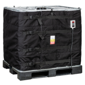 Housse chauffante IBC pour conteneur 1000L, 3000W, 3 zones, 0-90°C