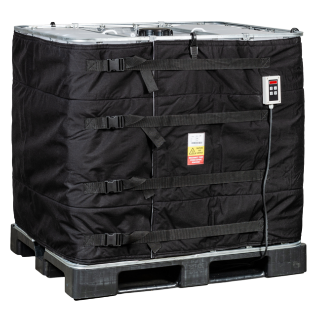 IBC verwarmingsdoek voor 1000L container, 3000W, 3 zones, 0-90°C