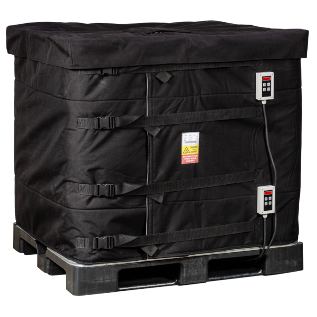 IBC verwarmingsdoek voor 1000L container, 3000W, 3 zones, 0-90°C