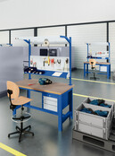 Onderhoud werkbank werktafel gereedschap en reparatie station tafel