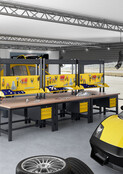 SI Schwerlast-Werkbank / Arbeitstisch, 1500 kg Tragfähigkeit, feste Höhe