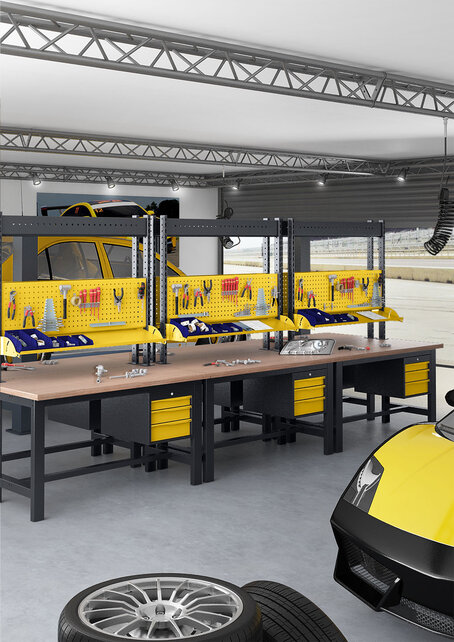 Ergonomische werktafel SI-model 1500Kg Heavy Duty