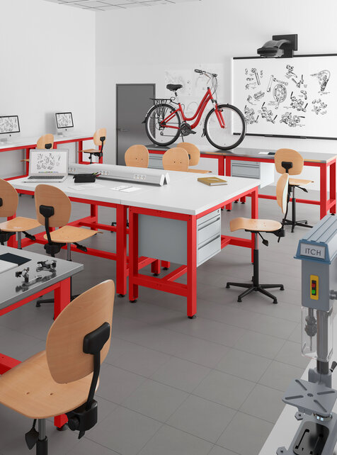 Ergonomic worktable SI-model 1500Kg Heavy Duty