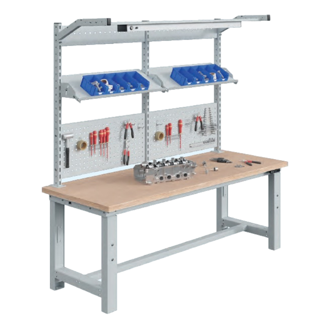 SI Workbench / Work Table, 300 kg Capacity – Electrical height adjustable
