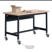 PTH Ergo Werkbank 300 kg – Schwerlast-Industriearbeitstisch mit verstellbarer Höhe | Salesbridges
