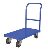 Plateauwagen Magazijnwagen met duwbeugel Plateauwagen Magazijnwagen met duwbeugel