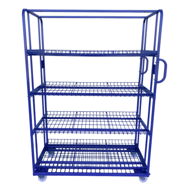 Order Picking Rollcontainer 130x65x190cm e-commerce container trolley