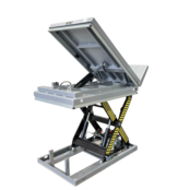 Kippbarer Hubtisch, 1300 × 850 mm, 1.000 kg