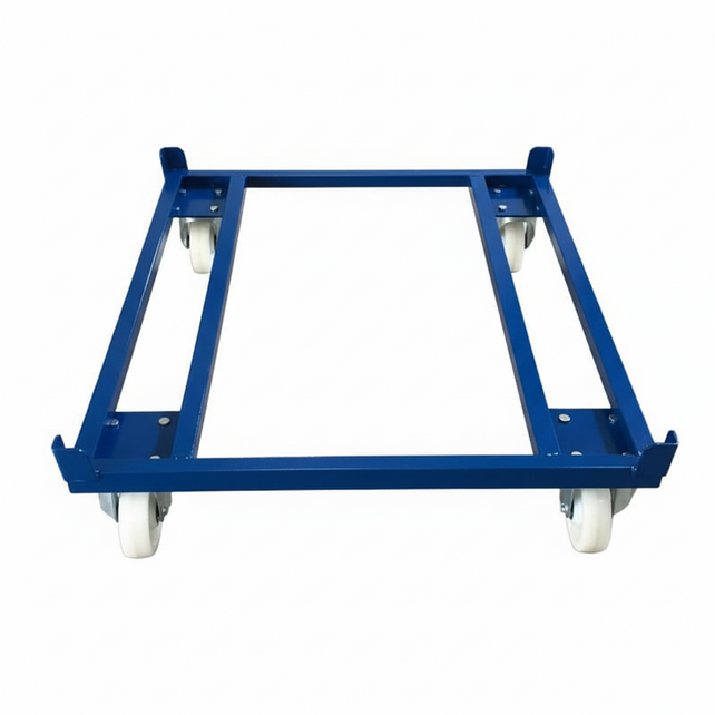 Pallet Dolly 1250kg for Pallets, Containers and Mesh Containers 1200x800 mm