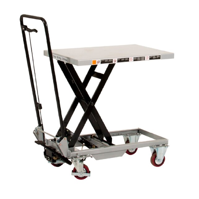 Mobile Lift Table – 700x450mm, 150kg Capacity Table Height 255-760 mm