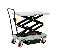 Elektrischer mobiler Hubtisch ES30D, 300 kg Tragkraft, 1010 x 520 mm, Hubhöhe 1600 mm