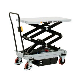 Elektrischer mobiler Hubtisch 300 kg Tragkraft, 1010 x 520 mm, Hubhöhe 1600 mm