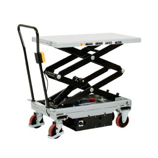 Elektrischer mobiler Hubtisch 300 kg Tragkraft, 1010 x 520 mm, Hubhöhe 1600 mm