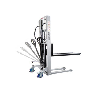 Handmatige Stapelaar mit Quicklift – 2500 mm Hefhoogte – 1000 kg Capaciteit