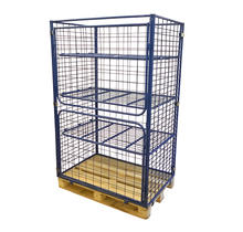 Opzetrand staal H1800mm 3 legplank 2 klapraam