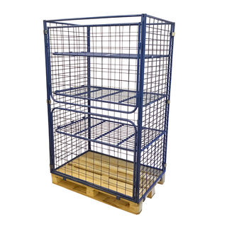 Rehausse palette acier 800x1200x1800 Grille 100×100