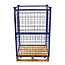 SalesBridges Gitteraufsatzrahmen für Paletten H1600mm, klappbar, Palettenrand, Containeraufsatz