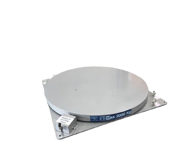 Heavy Duty Industriële Draaitafel – 2000 kg Capaciteit – Ø800 mm – 360° Rotatie