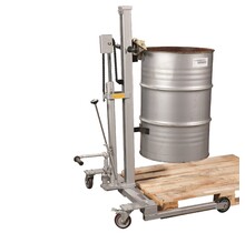 Hydraulische Fasswagen 300 kg Vatenheffer mit Veerklem
