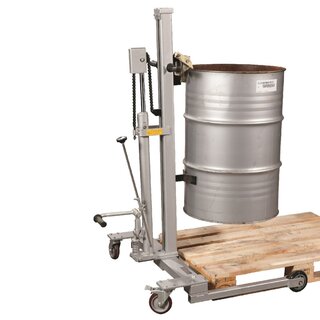 Hydraulische Fasswagen 300 kg Vatenheffer mit Veerklem