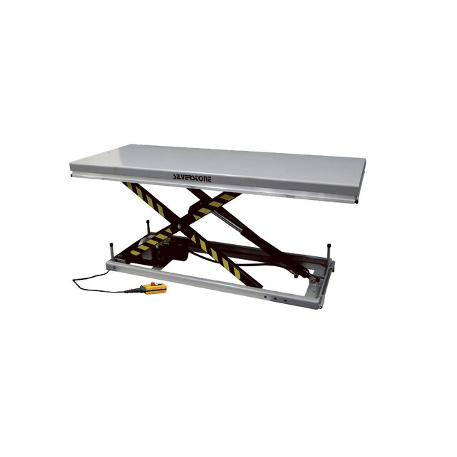 Stationärer Hubtisch  500 kg Tragkraft – Plattform 2.000 × 800 mm – Geräuscharm