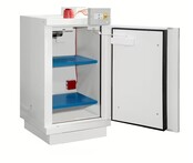 90-Minuten Brandschutz-Sicherheitsschrank für Lithium-Batterien, 1-türig, 1220 × 635 × 670 mm, mit Alarm, Rauchmelder und automatischer Löschung