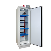 90 Minuten   Lithium-Ionen-Akku-Brandschutzschrank – 1 Tür mit Alarm- und Rauchmeldesystem