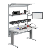 Modulog ESD-Arbeitstisch höhenverstellbar – Mechanisch oder elektrisch, bis 300 kg