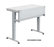 MODULOG 4.0 Mechanisch höhenverstellbare Industrie-Werkbank – Modulare Arbeitsstation bis 300 kg